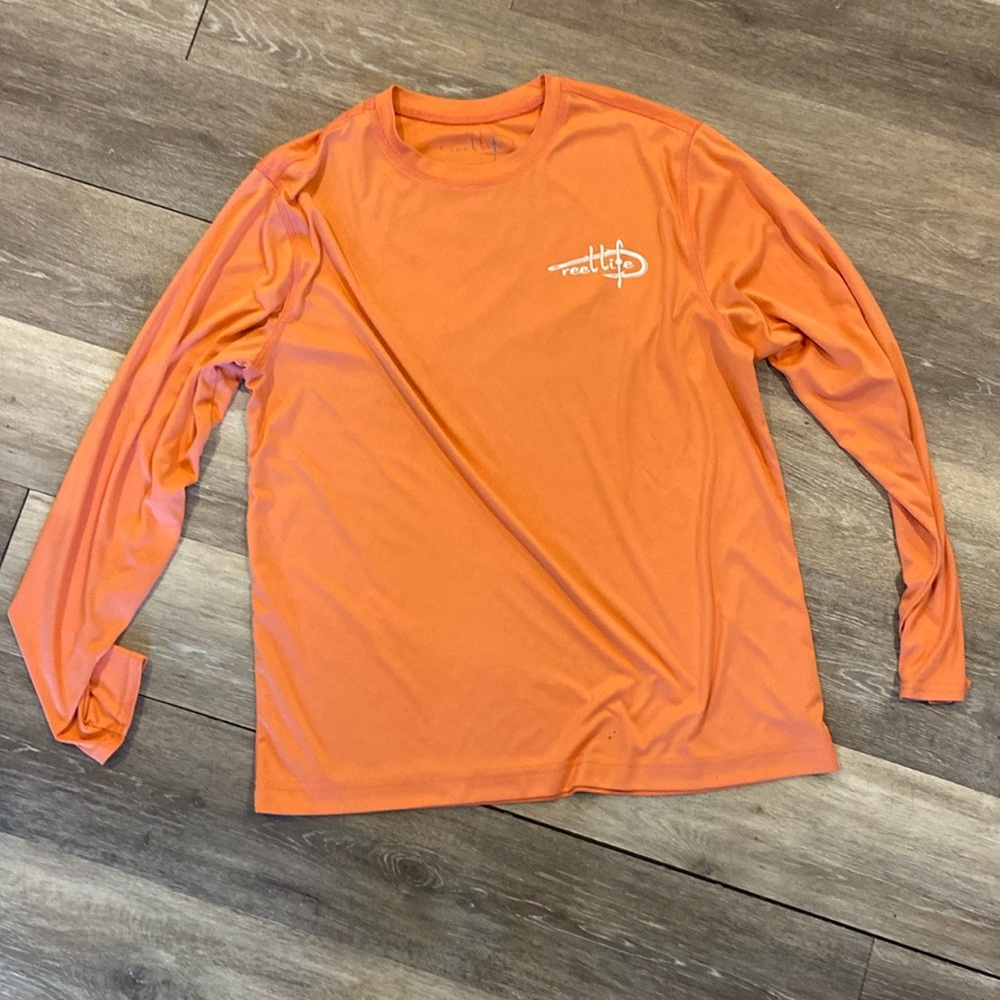 Reel Life long sleeve men’s M fishing tee